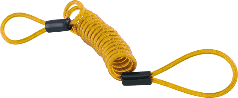 BikeMaster — Bully Lock Reminder Disc Cable 4 ft. - Yellow - view 1
