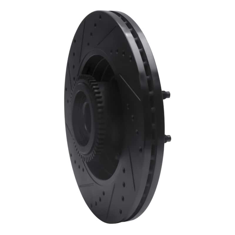 R1 Concepts — R1 04-08 Ford F-150 RWD Front Right Drilled & Slotted Black Brake Rotor
R1 Brake Rotor Drill - view 4