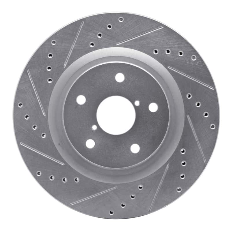 R1 Concepts — R1 19-24 Subaru Forester Front Left Drilled & Slotted Silver Brake Rotor
R1 Brake Rotor Drill - view 1