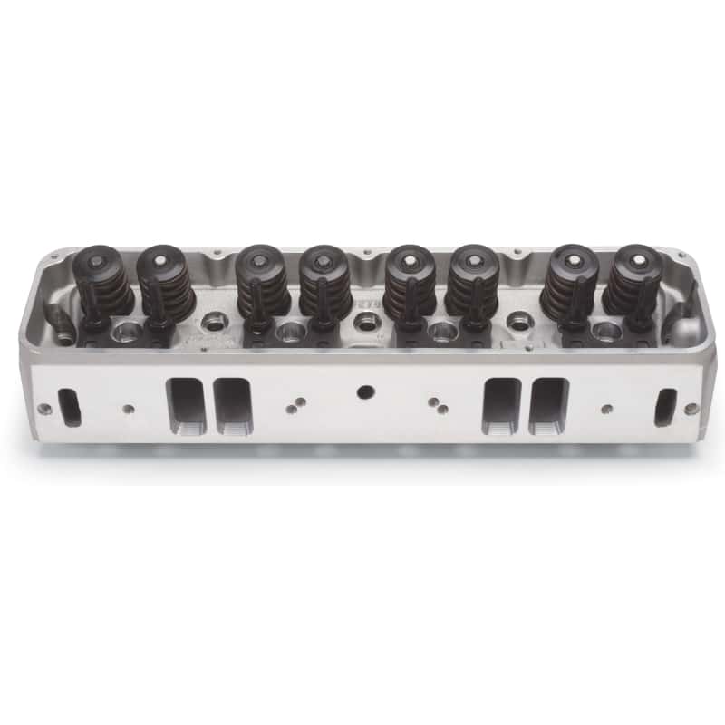 Edelbrock — Edelbrock Cyl Head Perf RPM AMC 290 304 343 360 390 401 V-8 w/ Mach Exhst X-Over Complete
CYLINDER HEADS - view 3