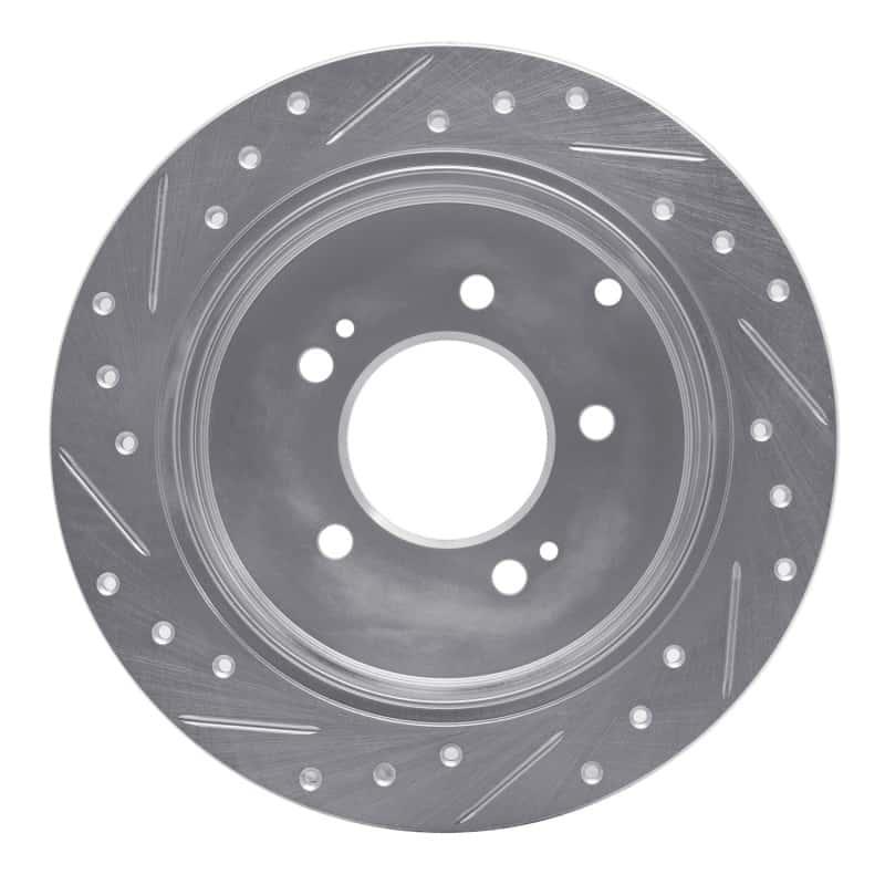 R1 Concepts — R1 06-09 Hyundai AZERA Rear Right Drilled & Slotted Silver Brake Rotor
R1 Brake Rotor Drill - view 5