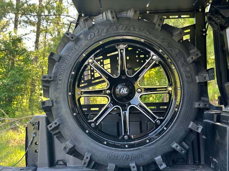Seizmik — Seizmik 15-24 Can-Am HD7-10 Defender/Polaris 570-1000 Ranger XP/Crew Bed Rack Spare Tire Holder - view 2