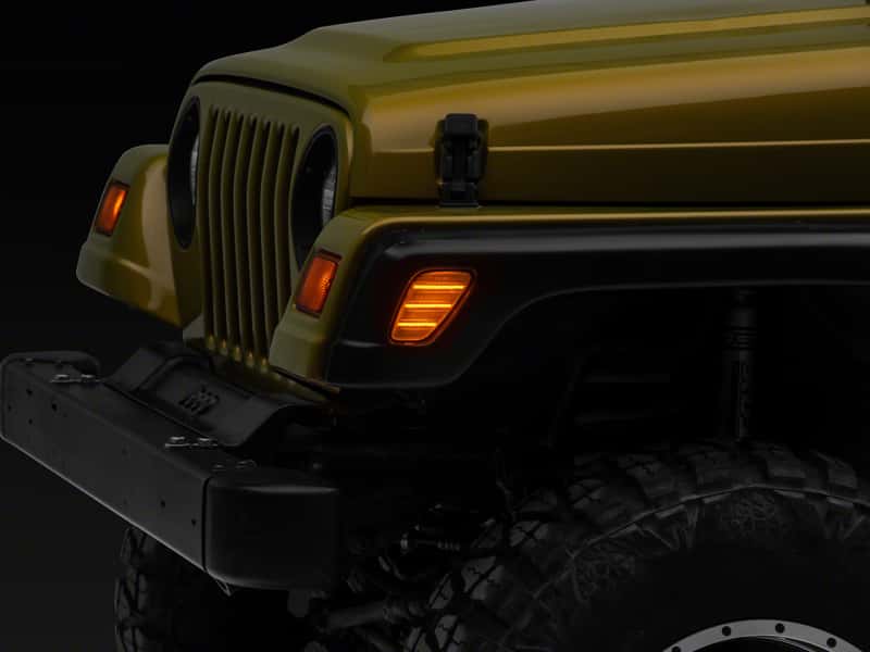 Raxiom — Raxiom 97-06 Jeep Wrangler TJ Axial Series LED Side Marker Lamps- Clear
Lights - view 1