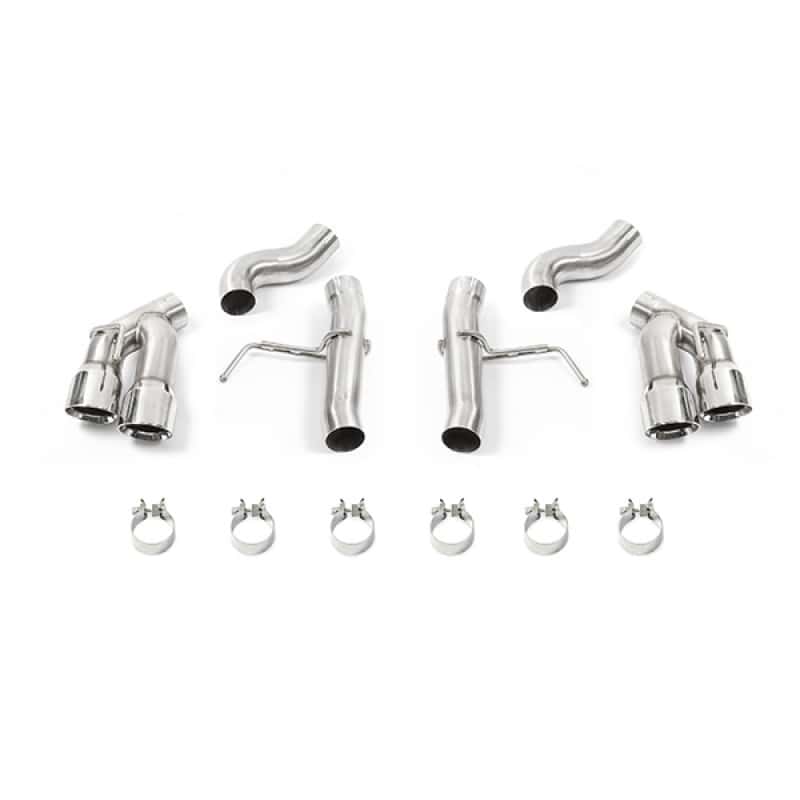 Mishimoto — Mishimoto 2016+ Chevrolet Camaro Quad-Tip Race Axle-Back Exhaust w/ Polished Tips - view 2