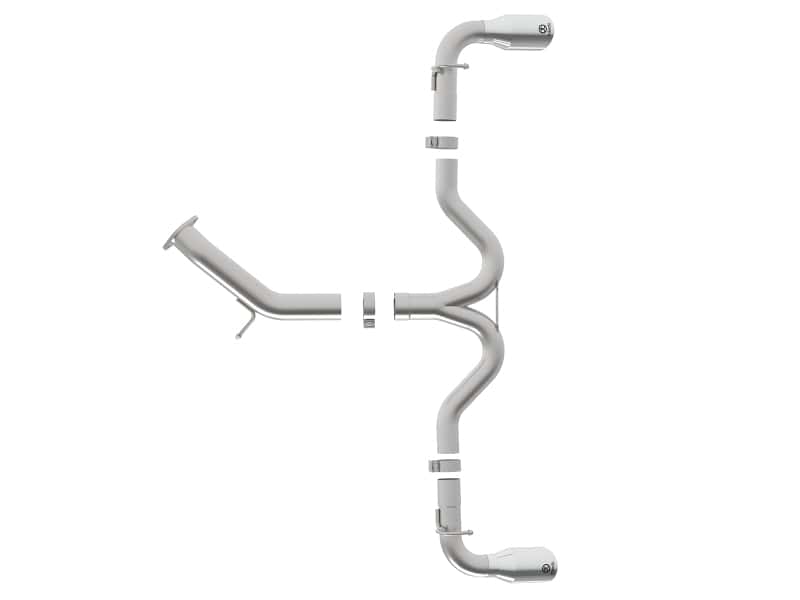 aFe — aFe Takeda 3in-2.5in SS Axle-Back Exhaust w/Polished Tips 2018 Hyundai Elantra GT Sport I4-1.6L(t)
Axle-Back Exhaust - view 5