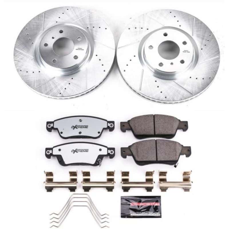 PowerStop — Power Stop 07-08 Infiniti G35 Front Z26 Street Warrior Brake Kit - view 1