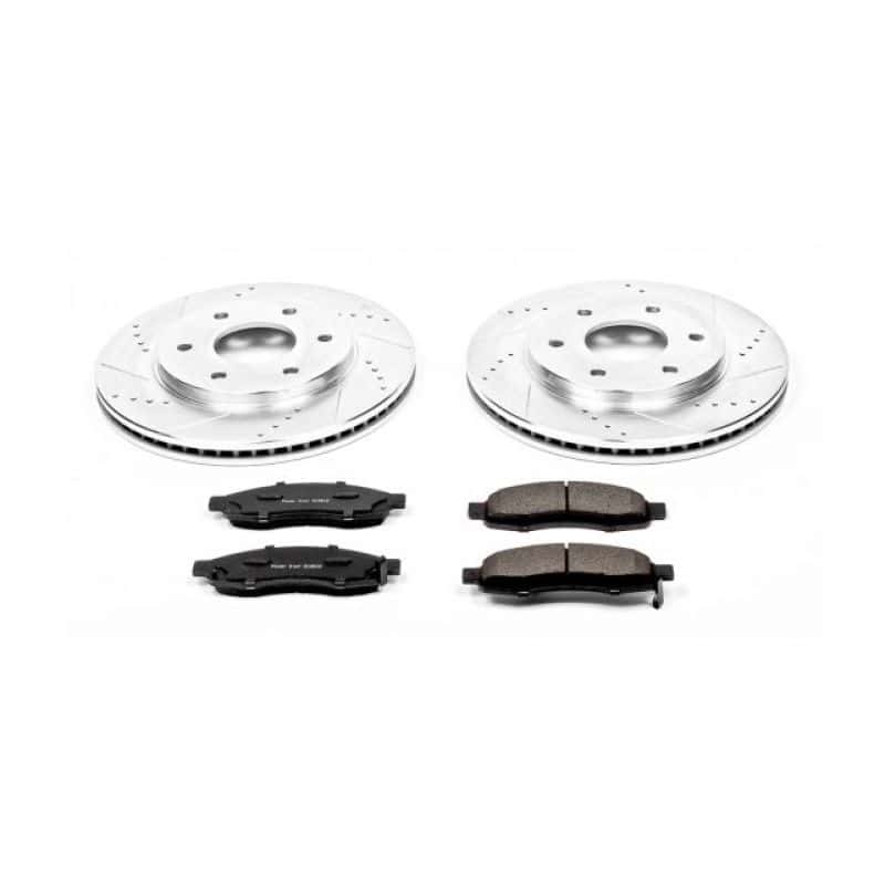 PowerStop — Power Stop 04-05 Infiniti QX56 Front Z23 Evolution Sport Brake Kit - view 1