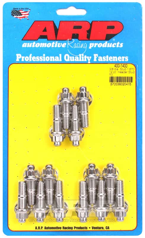 ARP — ARP 3/8 x .750 SS 12pt header stud kit - view 1