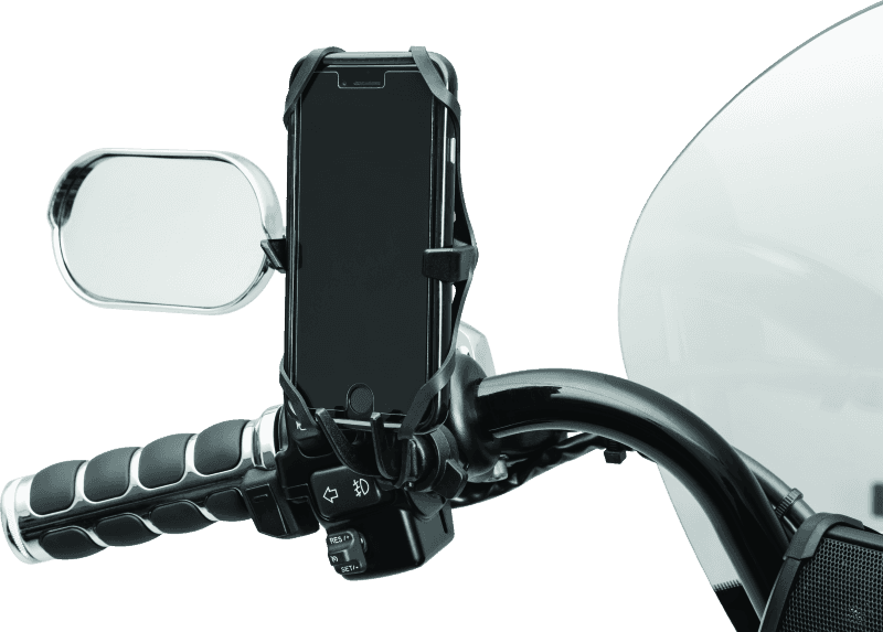 Kuryakyn — Kuryakyn Free-Flex Device Holder Perch Screw Mount Black - view 2