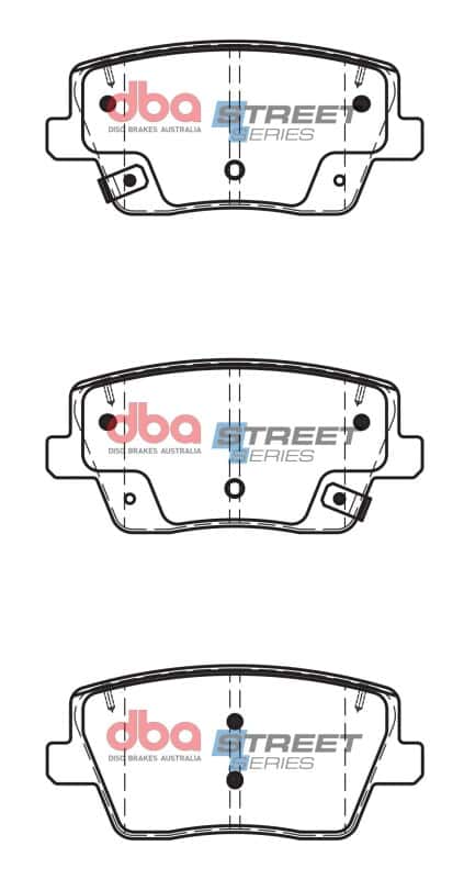 DBA — DBA 22-23 Hyundai Veloster (300mm Rear Rotor) Street Series Rear Brake Pads
Brake Pad - view 2