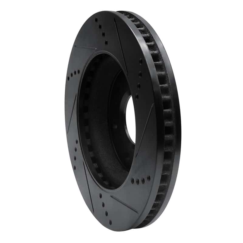 R1 Concepts — R1 06-09 Buick Terraza Front Left Drilled & Slotted Black Brake Rotor
R1 Brake Rotor Drill - view 4