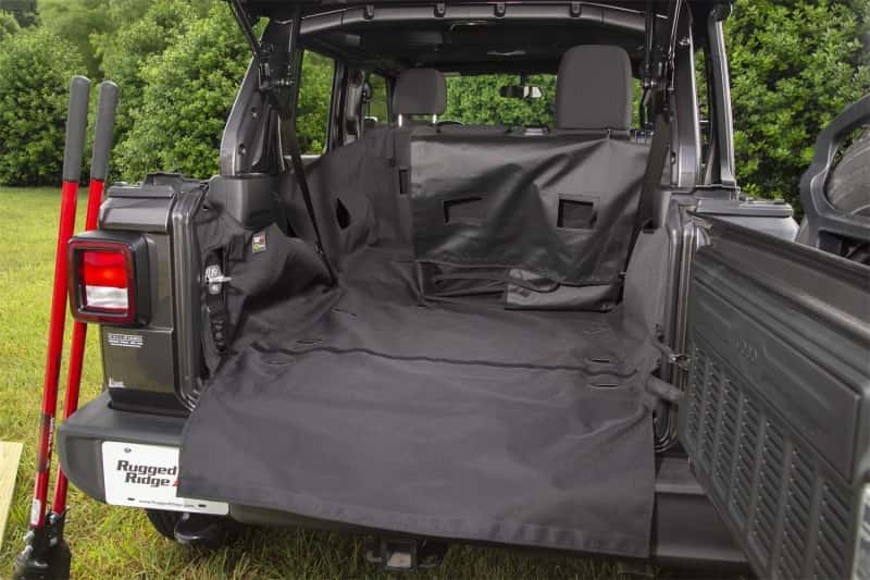 Rugged Ridge — Rugged Ridge C3 Cargo Cover 18-22 Jeep Wrangler JL 4dr (Excl. 4XE Models)
Cargo Area Liner
OFFROAD_INTERIOR - view 4