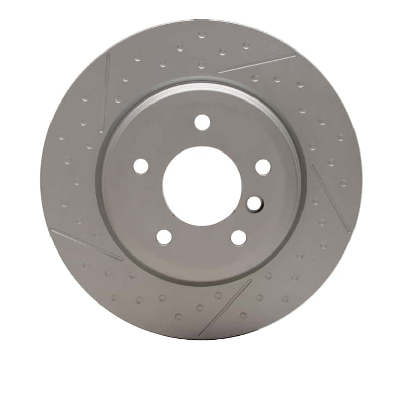 DFC — DFC 06-13 BMW 330i Rear GeoSPEC Coated Rotor - Dimpled and Slotted
DFC Brake Rotor - view 1