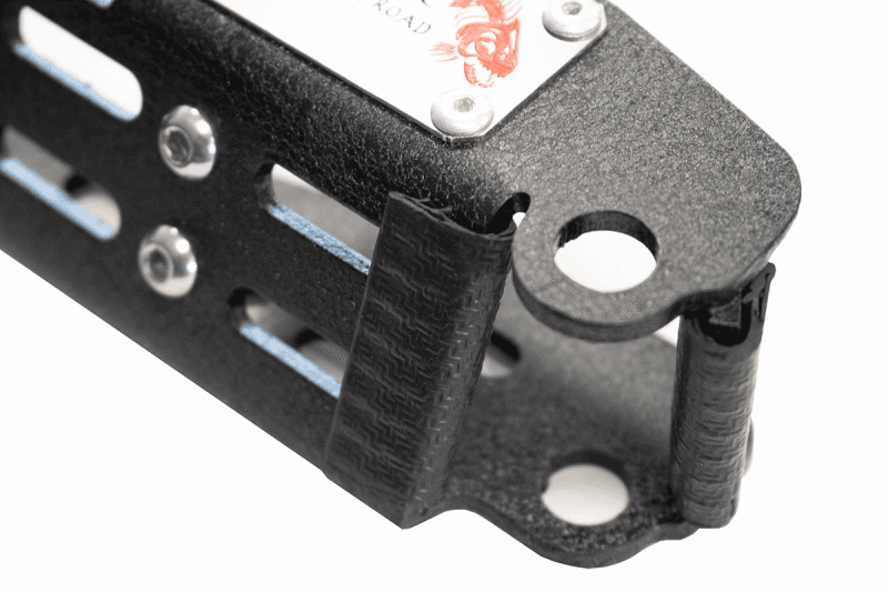 Fishbone Offroad — Fishbone Offroad 2007+ Jeep Wrangler/Gladiator Steel - Black Foot Peg Set - view 5