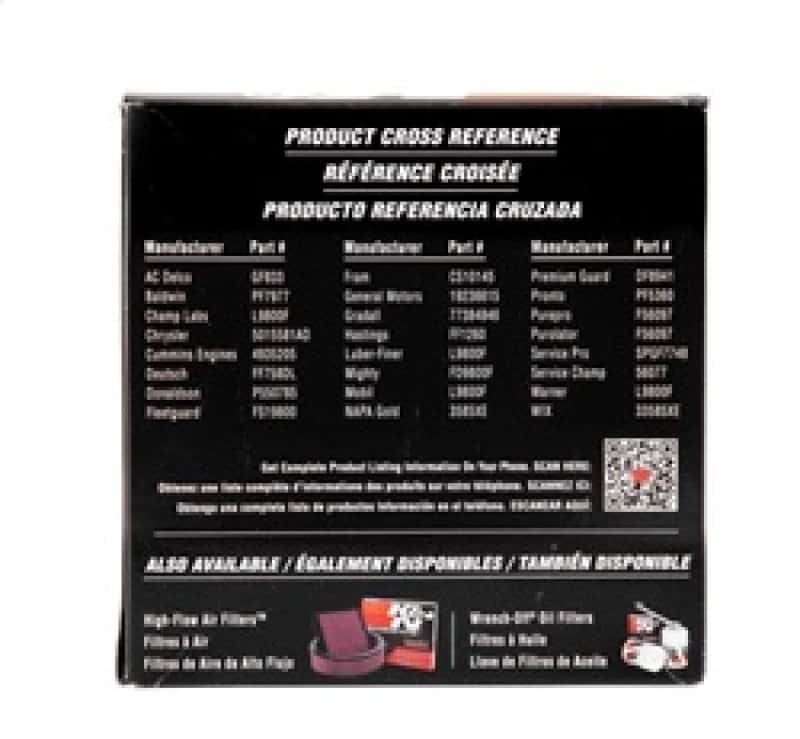 K&N Engineering — K&N 03-09 Dodge Ram 5.9L L6 Diesel 3.375in OD x 3.969in L Fuel Filter - view 4