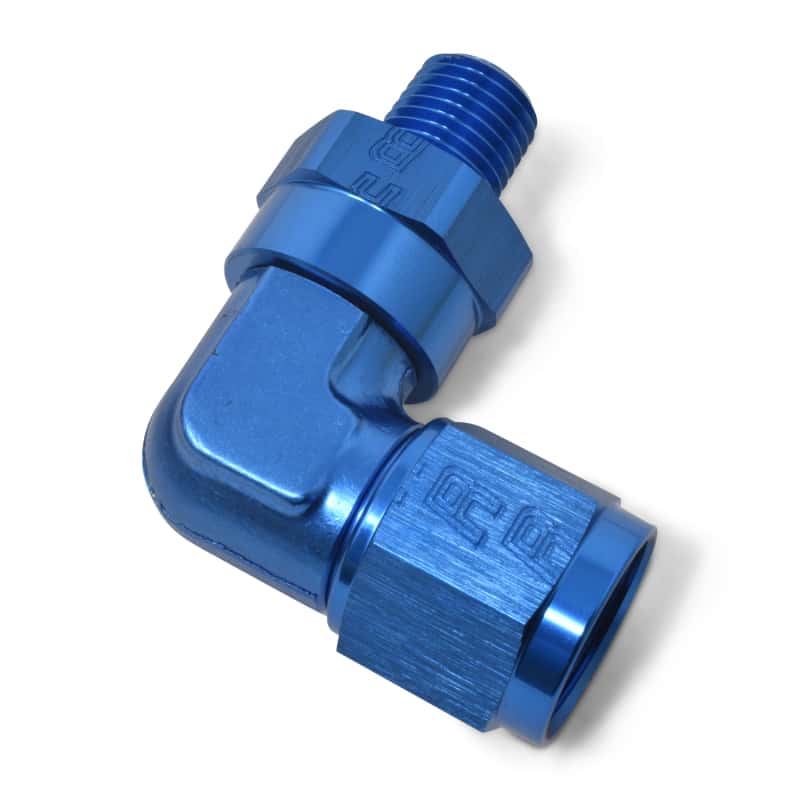Russell — Russell Performance -8 AN 90 Degree Female to Male 1/4in Swivel NPT Fitting
Adapter Fitting - view 5