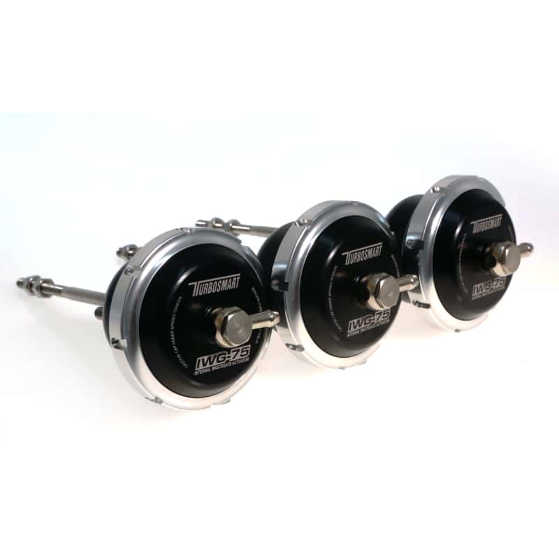 Turbosmart — Turbosmart Universal IWG75 Borg Warner B2 160mm Rod Black 14PSI Internal Wastegate
Wastegate - view 1