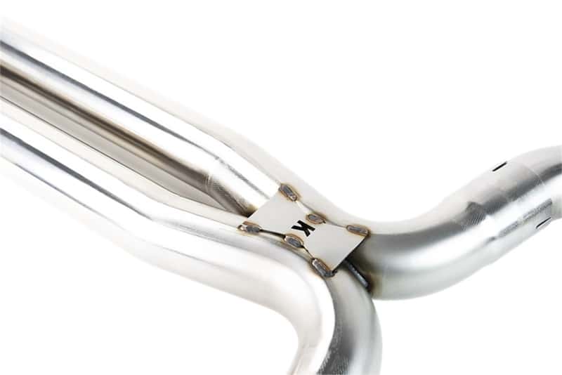 Kooks Headers — Kooks 2015+ Ford Mustang GT350 5.2L 3in x 2-3/4in Cat SS X-Pipe Kooks HDR Req
3in. x 2-3/4in. X-Pi
3" x 2-3/4" X-Pipe - view 3