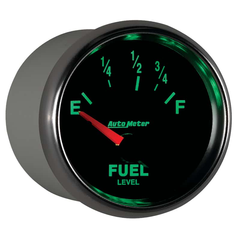 AutoMeter — AutoMeter Gauge Fuel Level 2-1/16in. 73 Ohm(e) to 10 Ohm(f) Elec Gs
2-1/16" FUEL LEVEL, - view 12