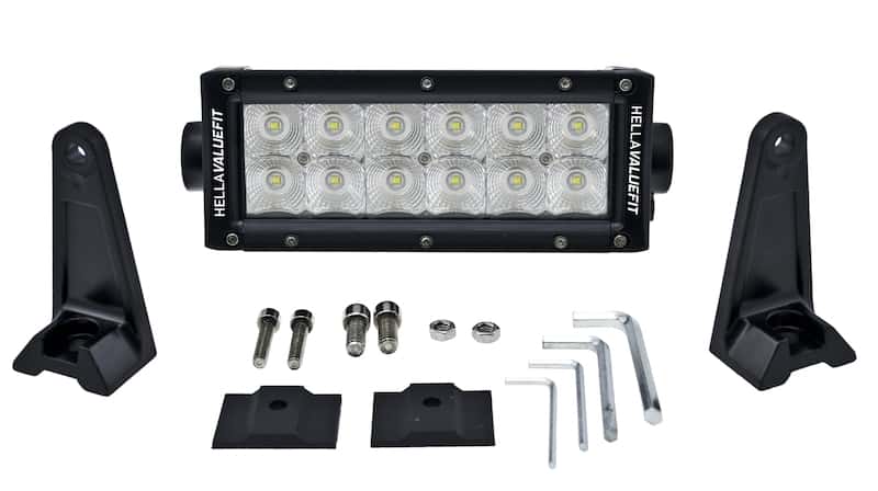 Hella — Hella Value Fit Sport 8in Light - 36W Dual Row Flood Beam - LED - view 27