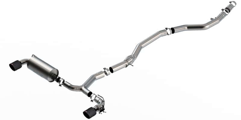 Borla — Borla 2020 Toyota Supra GR 3.0L I6 3in ATAK Catback Exhaust - Carbon Fiber Tips
Cat-Back System - view 1