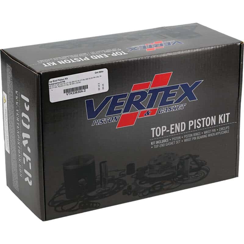 Vertex Pistons — Vertex Piston 17-22 KTM 250 SX 250cc Top End Piston Kit - view 5