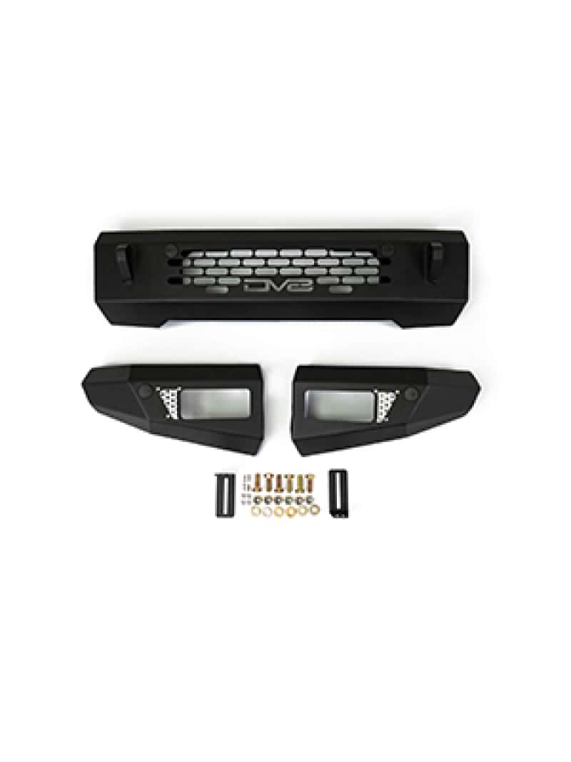 DV8 Offroad — DV8 Offroad 2021+ Ford Bronco Bumper- Accommodates 20in Dual Row Light Bar & (4) 3in Pod Light Mount - view 10