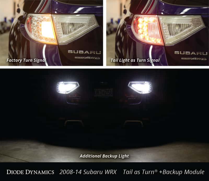 Diode Dynamics — Diode Dynamics 08-14 Subaru WRX/STi Hatchback Tail as Turn +Backup Module (USDM) Module Only - view 6