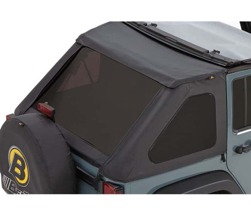 Bestop — Bestop 07-18 Jeep Wrangler JK 4-Door Window Set (Black Diamond)
Window Set - view 1
