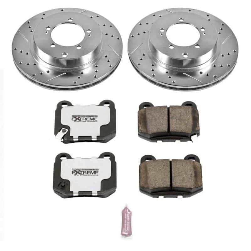 PowerStop — Power Stop 03-06 Mitsubishi Lancer Rear Z26 Street Warrior Brake Kit - view 1