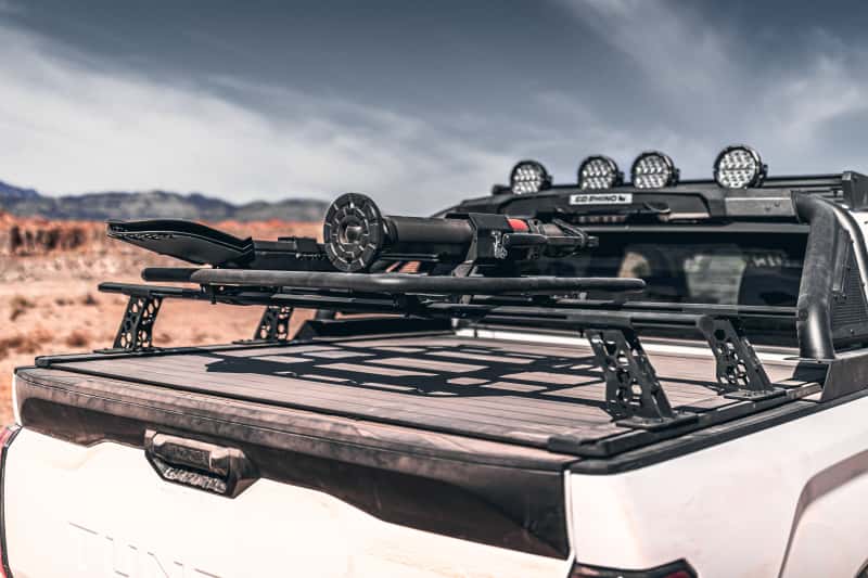 Go Rhino — Go Rhino 15-22 Ford F-150 / 07-21 Toy. Tundra XRS Cross Bars Kit - Tex Blk (Attch Tonneau Cvr T-Trk)
XRS Bed Cross Rails - view 18