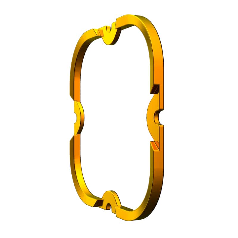 KC HiLiTES — KC HiLiTES FLEX ERA 4 Color Bezel Ring Gold (ea) - view 3