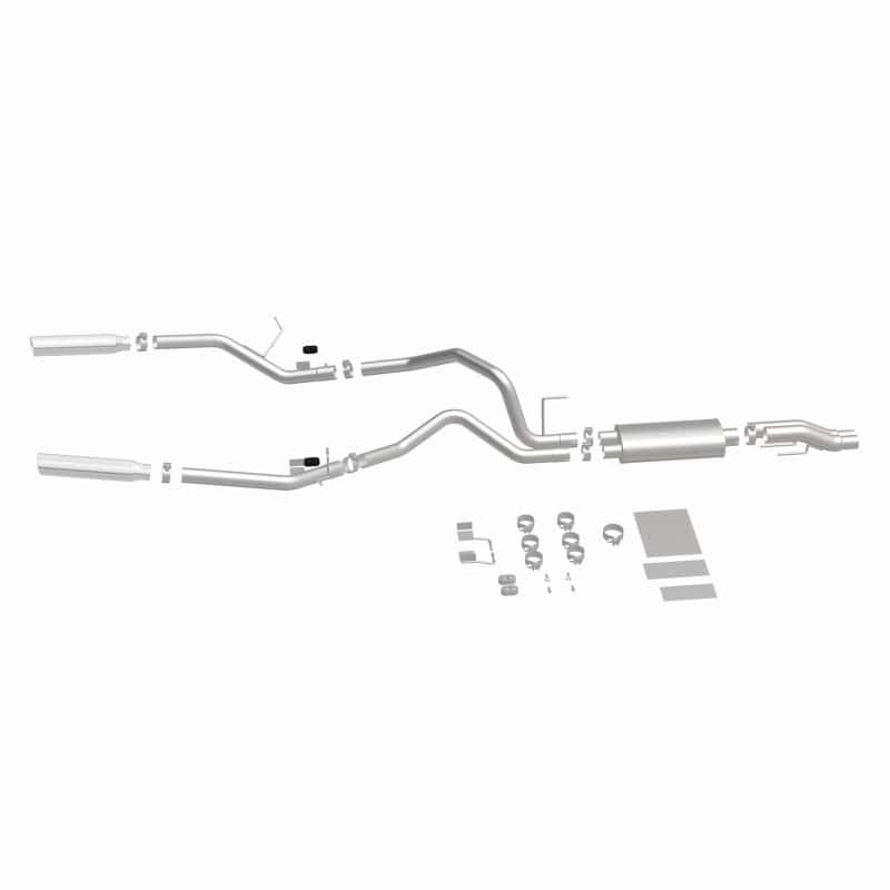 Magnaflow — MagnaFlow 11 Ford F-150 3.7L/5.0L/6.2L SS Catback Exhaust Dual Split Rear Exit w/ 3.5in SS Tips
Cat-Back - view 6