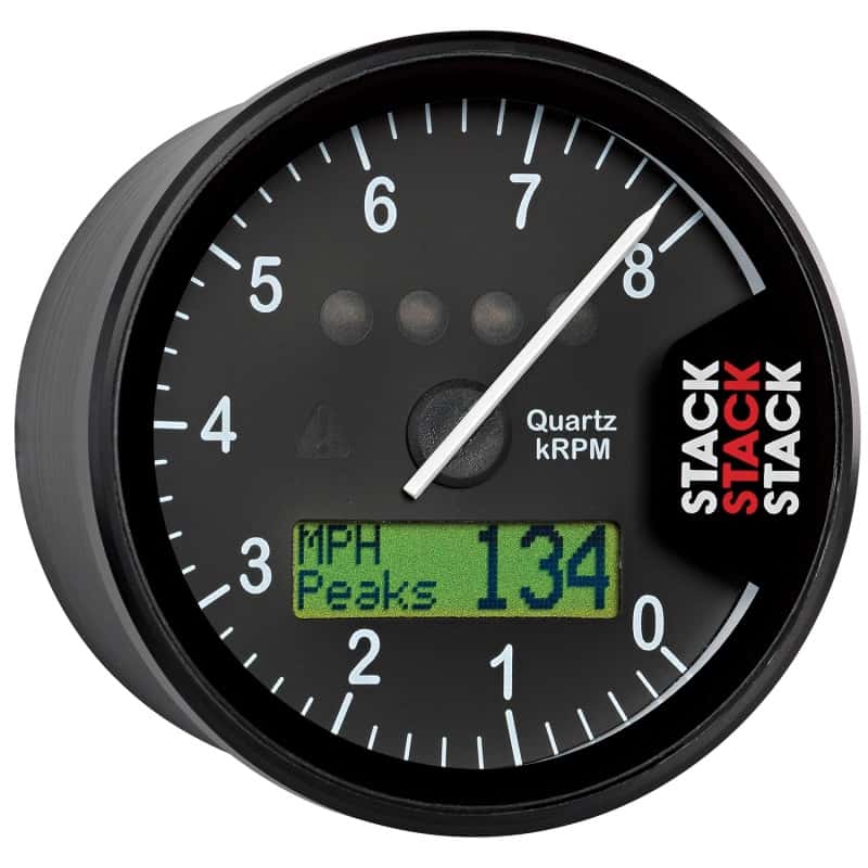 AutoMeter — Autometer Stack Display Tachometer 0-8K RPM - Black
Disp Tach Blk 8kRPM - view 4