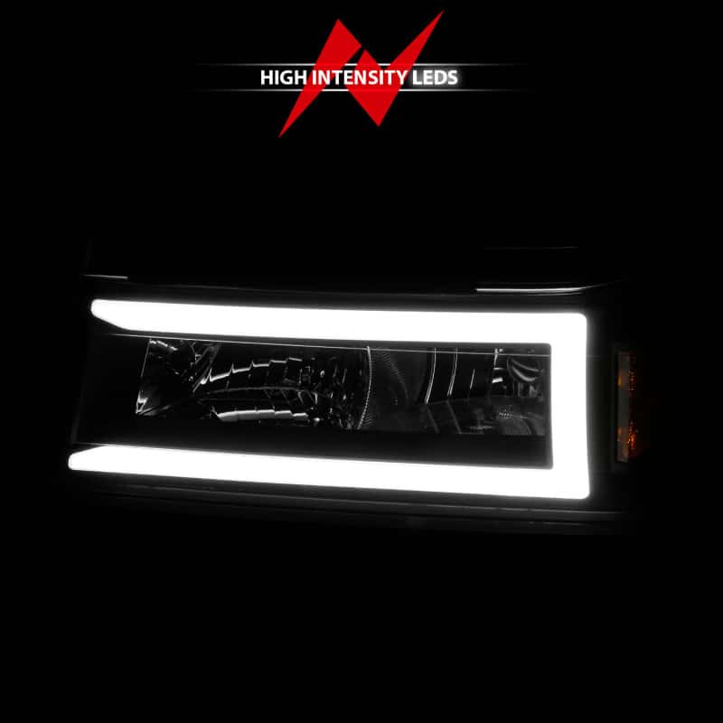ANZO — ANZO 04-12 GM Colorado/Canyon/I-Series Crystal Headlights - w/ Light Bar Black Housing 4pcs
Head Light Set
HdLtSet - view 12
