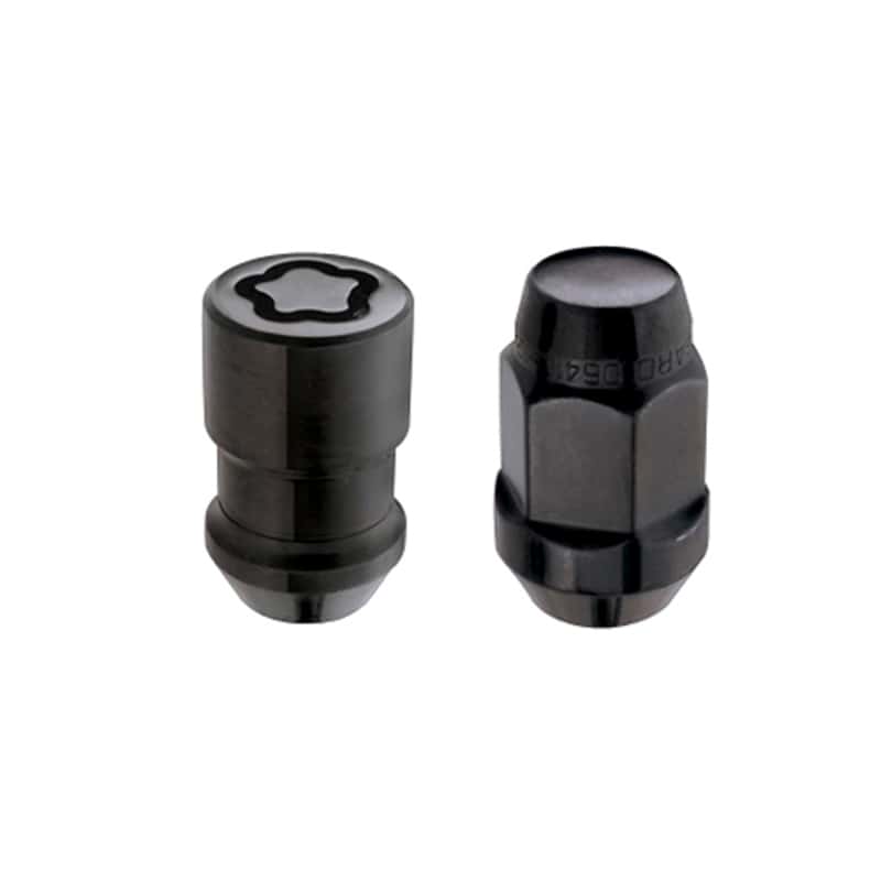 McGard — McGard 5 Lug Hex Install Kit w/Locks (Cone Seat Nut / Bulge) 1/2-20 / 3/4 Hex / 1.45in. L - Black - view 4