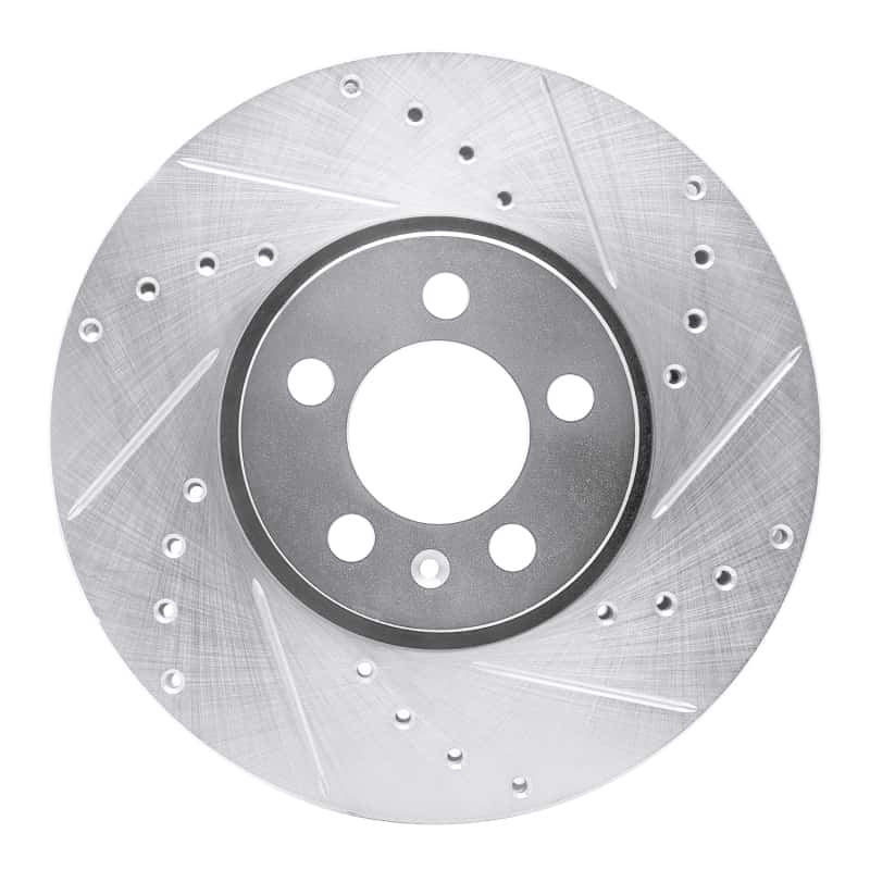 R1 Concepts — R1 98-18 Audi A1 (Mexico) Front Right Drilled & Slotted Silver Brake Rotor
R1 Brake Rotor Drill - view 1