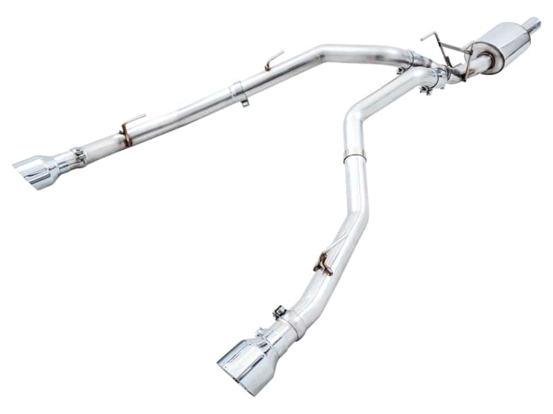AWE Tuning — AWE Tuning 09-18 RAM 1500 5.7L (w/Cutouts) 0FG Dual Rear Exit Cat-Back Exhaust - Chrome Silver Tips
0FG Catback - view 1