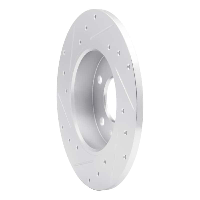 R1 Concepts — R1 02-08 Chevrolet Zafira (Mexico) Rear Right Drilled & Slotted Silver Brake Rotor
R1 Brake Rotor Drill - view 4