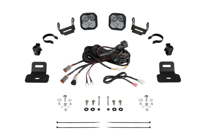 Diode Dynamics — Diode Dynamics Can-Am Maverick X3 SS3 17-24 Stage Series Ditch Light Kit - Sport White Combo - view 1