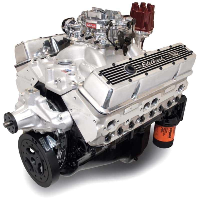 Edelbrock — Edelbrock Crate Engine Edelbrock 9 0 1 Performer E-Tec w/ Short Water Pump As Cast
CRATE ENGINE - view 4