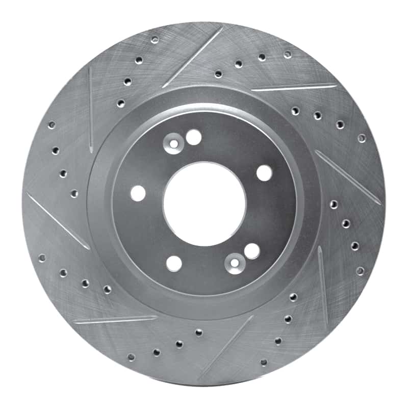 R1 Concepts — R1 15-20 Kia SORENTO Front Left Drilled & Slotted Silver Brake Rotor
R1 Brake Rotor Drill - view 1