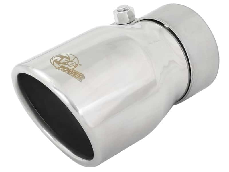aFe — aFe MACH Force-Xp 2.5in Inlet x 3-1/2in Outlet x 6in Length 2.5in 304 Stainless Steel Exhaust Tip
Exhaust Tip Polished - view 1