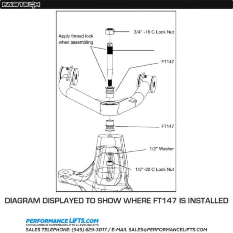 Fabtech — Fabtech HD Misalignment Spacer - view 1