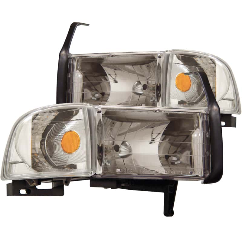 ANZO — ANZO 1994-2001 Dodge Ram Crystal Headlights Chrome
Head Light Set
HdLtSet - view 2