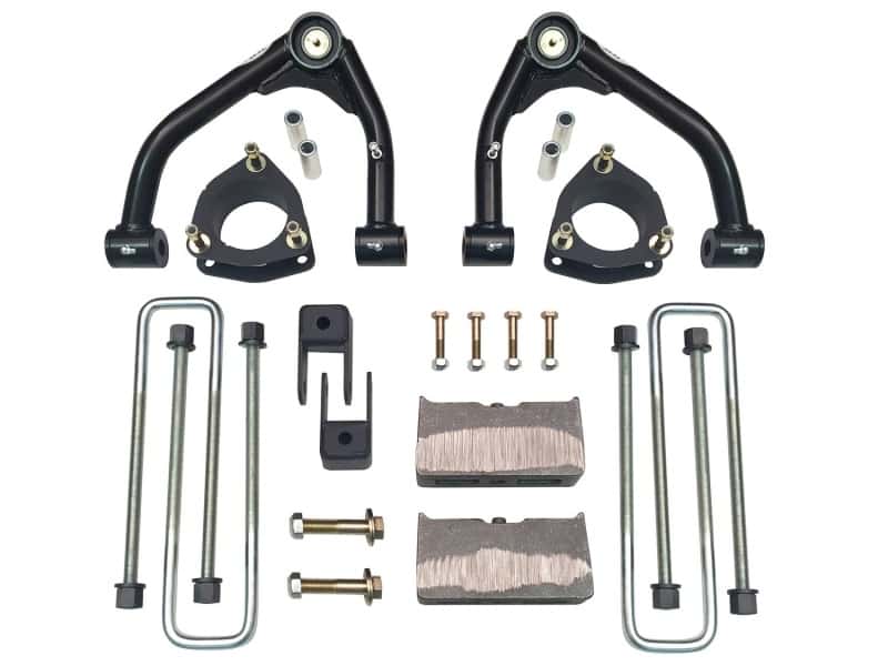 Tuff Country — Tuff Country 07-18 Chevy Silverado 1500 2wd 4in Lift Kit (w/1 Pc OE Cast Stl Up Arms SX8000)
Complete Kit (w/SX80 - view 1
