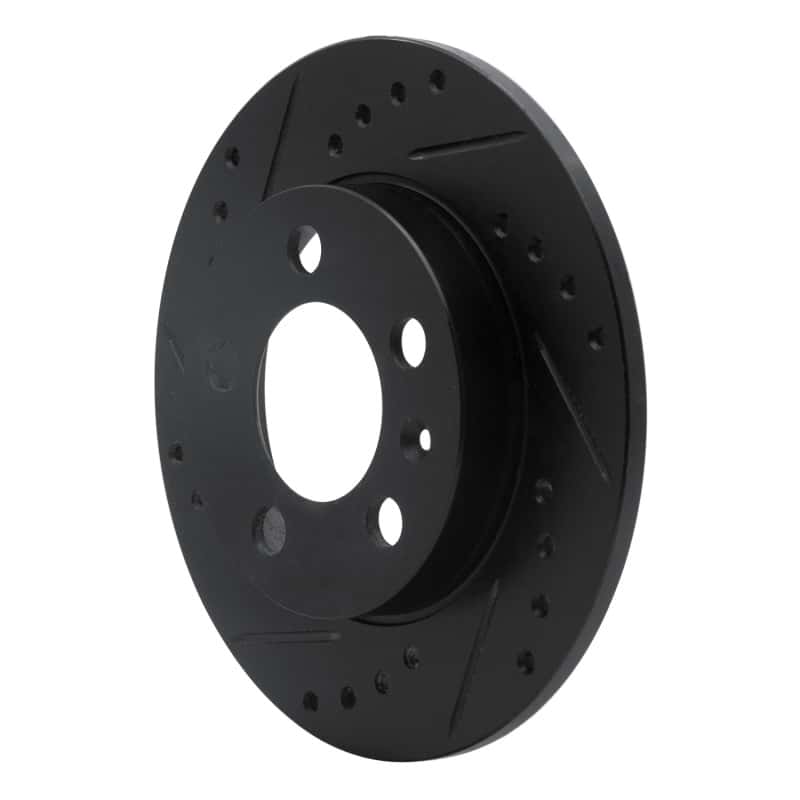 R1 Concepts — R1 01-06 Audi TT Quattro Rear Left Drilled & Slotted Black Brake Rotor
R1 Brake Rotor Drill - view 2