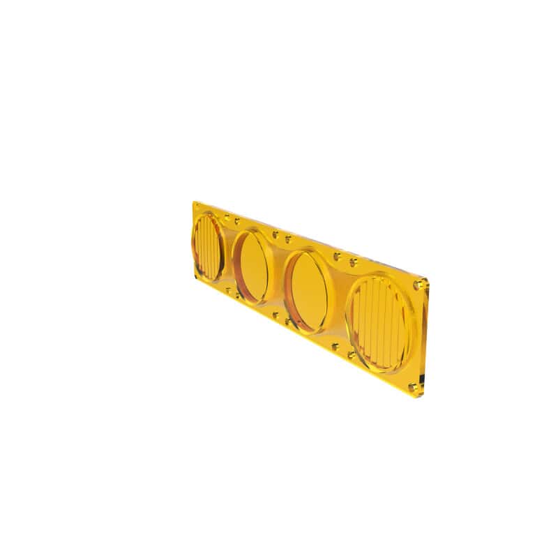 KC HiLiTES — KC HiLiTES FLEX ERA LED Performance Yellow Combo Lens for Light Bars - view 17