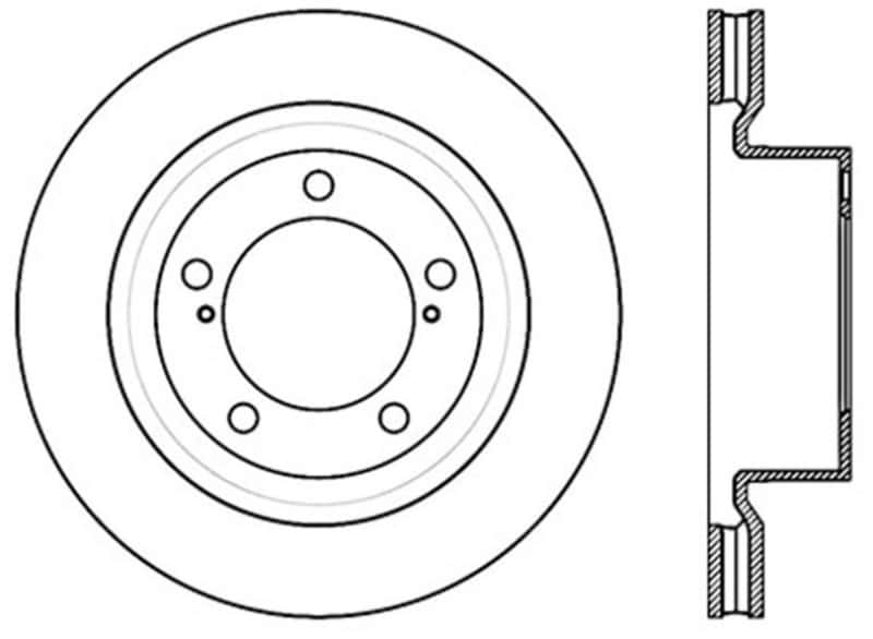 Stoptech — Stoptech Performance Brake Rotor 13-15 Toyota Sequoia/Tundra
Disc Brake Rotor
Cryostop Rotor - view 4