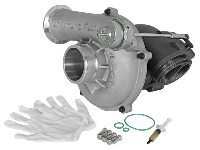 aFe — aFe Power Bladerunner Turbocharger 88mm 99.5-03 Ford Diesel Trucks V8 7.3L (td)
Turbocharger - view 2